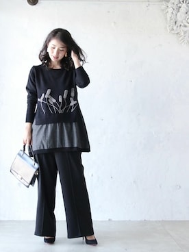 「cawaii（カワイイ）のアイテム」を使った、こじまゆCAWAIIスタッフさん（レディース・155cm）の秋コーディネート