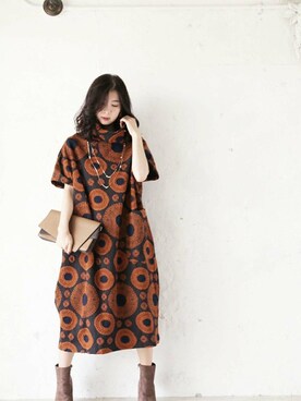 「Cawaii」｜CAWAIIスタッフさん（レディース・155cm）の秋コーディネート