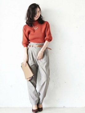 「Cawaii」｜CAWAIIスタッフさん（レディース・155cm）の秋コーディネート