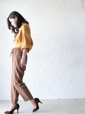 「Cawaii」｜CAWAIIスタッフさん（レディース・155cm）の秋コーディネート