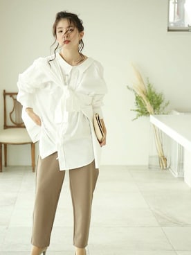 「Cawaii」｜CAWAIIスタッフさん（レディース・155cm）の秋コーディネート