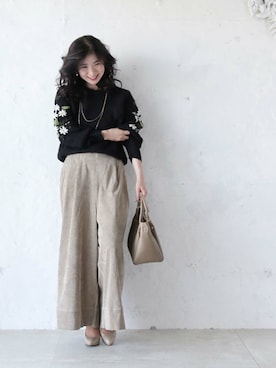 「cawaii（カワイイ）のアイテム」を使った、こじまゆCAWAIIスタッフさん（レディース・155cm）の秋コーディネート