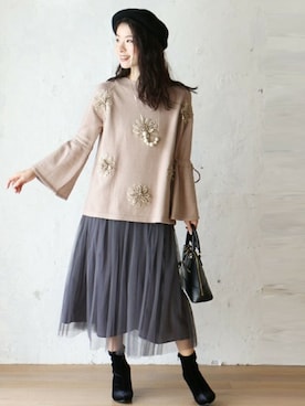 「Cawaii」｜CAWAIIスタッフさん（レディース・155cm）の秋コーディネート