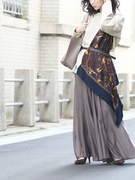 「Cawaii」｜CAWAIIスタッフさん（レディース・155cm）の秋コーディネート