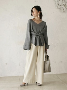 「Cawaii」｜CAWAIIスタッフさん（レディース・155cm）の秋コーディネート