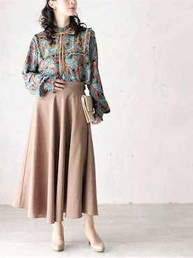 「cawaii（カワイイ）のアイテム」を使った、こじまゆCAWAIIスタッフさん（レディース・155cm）の秋コーディネート