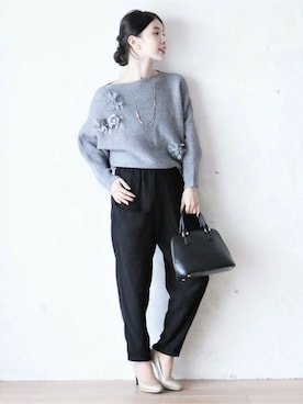 「Cawaii」｜CAWAIIスタッフさん（レディース・155cm）の秋コーディネート