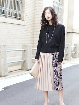 「cawaii（カワイイ）のアイテム」を使った、こじまゆCAWAIIスタッフさん（レディース・155cm）の秋コーディネート