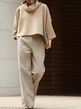 「Cawaii」｜CAWAIIスタッフさん（レディース・155cm）の秋コーディネート