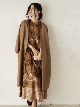 「Cawaii」｜CAWAIIスタッフさん（レディース・155cm）の秋コーディネート