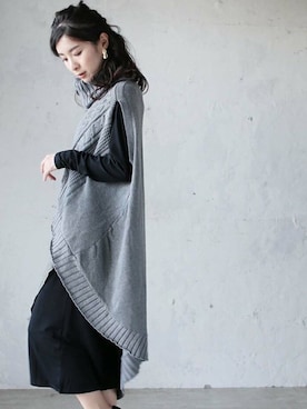 「Cawaii」｜CAWAIIスタッフさん（レディース・155cm）の秋コーディネート