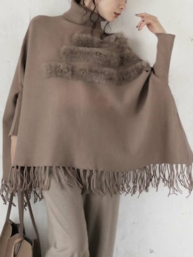 「cawaii（カワイイ）のアイテム」を使った、こじまゆCAWAIIスタッフさん（レディース・155cm）の冬コーディネート