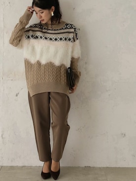 「Cawaii」｜CAWAIIスタッフさん（レディース・155cm）の冬コーディネート