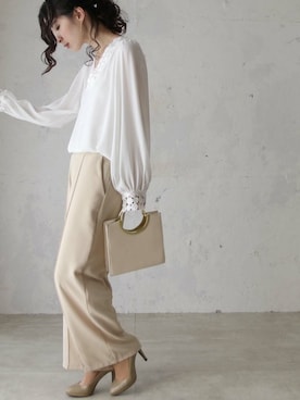 「Cawaii」｜CAWAIIスタッフさん（レディース・155cm）の冬コーディネート