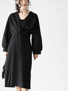 「Cawaii」｜CAWAIIスタッフさん（レディース・155cm）の冬コーディネート