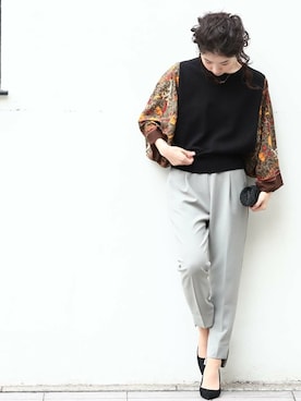 「Cawaii」｜CAWAIIスタッフさん（レディース・155cm）の冬コーディネート