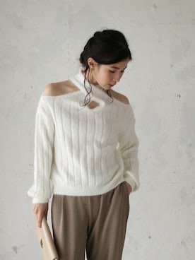 「Cawaii」｜CAWAIIスタッフさん（レディース・155cm）の冬コーディネート