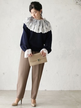 「Cawaii」｜CAWAIIスタッフさん（レディース・155cm）の冬コーディネート