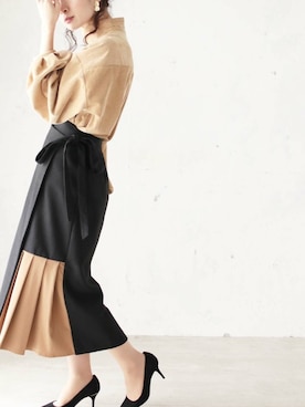 「Cawaii」｜CAWAIIスタッフさん（レディース・165cm）の冬コーディネート