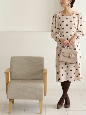 「Cawaii」｜CAWAIIスタッフさん（レディース・165cm）の冬コーディネート