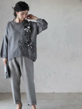 「Cawaii」｜CAWAIIスタッフさん（レディース・155cm）の冬コーディネート