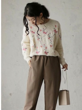 「Cawaii」｜CAWAIIスタッフさん（レディース・155cm）の冬コーディネート