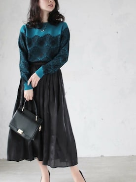 「Cawaii」｜CAWAIIスタッフさん（レディース・155cm）の冬コーディネート