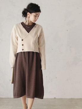 「cawaii（カワイイ）のアイテム」を使った、こじまゆCAWAIIスタッフさん（レディース・155cm）の冬コーディネート