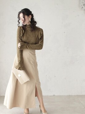 「cawaii（カワイイ）のアイテム」を使った、こじまゆCAWAIIスタッフさん（レディース・155cm）の冬コーディネート