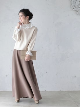 「Cawaii」｜CAWAIIスタッフさん（レディース・155cm）の冬コーディネート