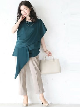 「Cawaii」｜CAWAIIスタッフさん（レディース・155cm）の冬コーディネート