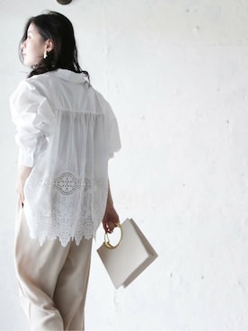 CAWAIIスタッフさん（レディース・155cm）の春コーディネート