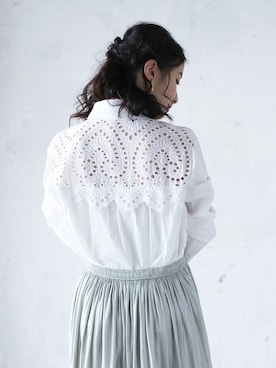 「cawaii（カワイイ）のアイテム」を使った、こじまゆCAWAIIスタッフさん（レディース・155cm）の春コーディネート