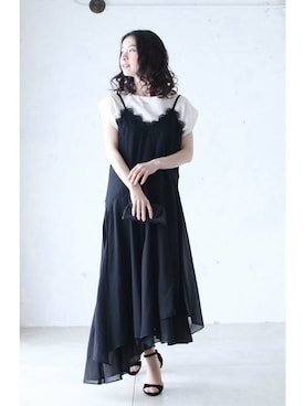 「cawaii（カワイイ）のアイテム」を使った、こじまゆCAWAIIスタッフさん（レディース・155cm）の春コーディネート