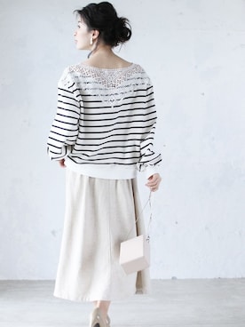 「マリン」｜CAWAIIスタッフさん（レディース・155cm）の春コーディネート