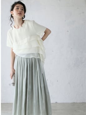 「Cawaii」｜CAWAIIスタッフさん（レディース・155cm）の春コーディネート