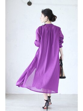 「cawaii（カワイイ）のアイテム（ワンピース）」を使った、こじまゆCAWAIIスタッフさん（レディース・155cm）の春コーディネート