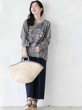 「Cawaii」｜CAWAIIスタッフさん（レディース・155cm）の春コーディネート