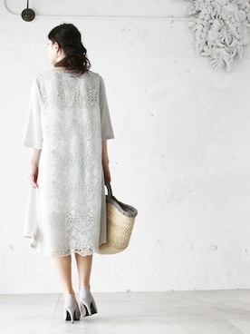 「Cawaii」｜CAWAIIスタッフさん（レディース・155cm）の春コーディネート