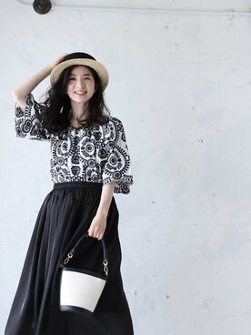 「Cawaii」｜CAWAIIスタッフさん（レディース・155cm）の春コーディネート