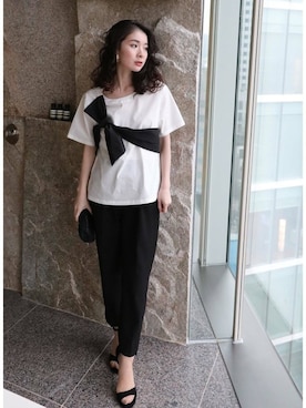 「Cawaii」｜CAWAIIスタッフさん（レディース・155cm）の春コーディネート