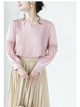 「袖コンシャス」｜CAWAIIスタッフさん（レディース・155cm）の春コーディネート