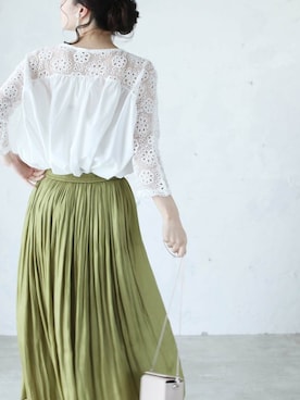 「Cawaii」｜CAWAIIスタッフさん（レディース・155cm）の春コーディネート