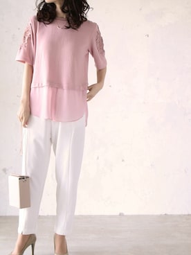 「Cawaii」｜CAWAIIスタッフさん（レディース・155cm）の春コーディネート