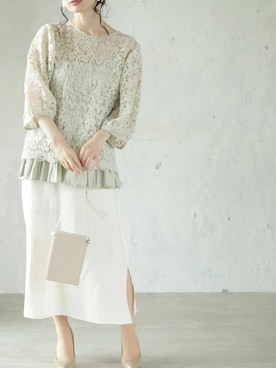 「Cawaii」｜CAWAIIスタッフさん（レディース・155cm）の夏コーディネート