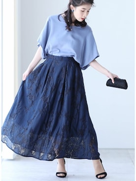 「Cawaii」｜CAWAIIスタッフさん（レディース・155cm）の夏コーディネート