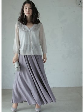 「cawaii（カワイイ）のアイテム」を使った、こじまゆCAWAIIスタッフさん（レディース・155cm）の夏コーディネート