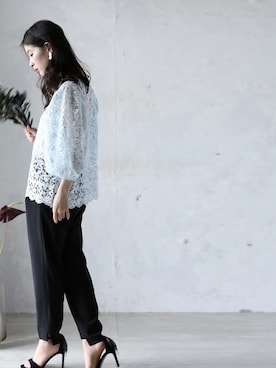 「Cawaii」｜CAWAIIスタッフさん（レディース・155cm）の夏コーディネート