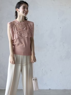 「Cawaii」｜CAWAIIスタッフさん（レディース・155cm）の夏コーディネート