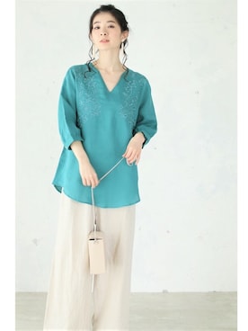 「Cawaii」｜CAWAIIスタッフさん（レディース・155cm）の夏コーディネート